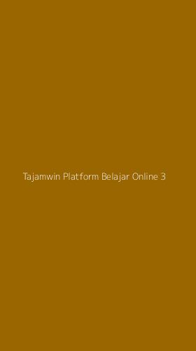 Tampilan Antarmuka Aplikasi Tajamwin Platform Belajar Online - 3