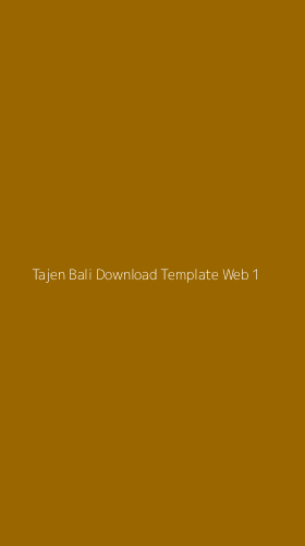 Tampilan Antarmuka Aplikasi Tajen Bali Download Template Web - 1
