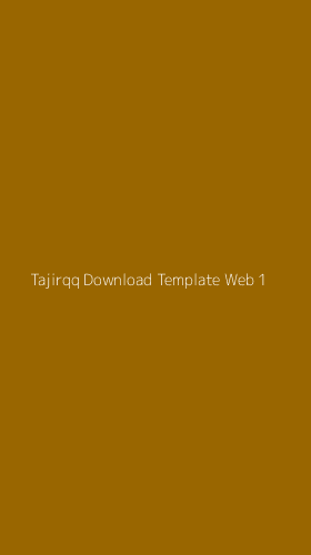 Tampilan Antarmuka Aplikasi Tajirqq Download Template Web - 1