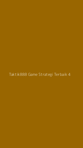 Tampilan Antarmuka Aplikasi Taktik888 Game Strategi Terbaik - 4