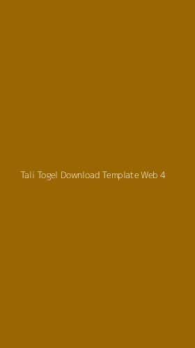 Tampilan Antarmuka Aplikasi Tali Togel Download Template Web - 4