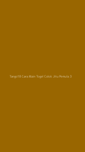 Tampilan Antarmuka Aplikasi Tango18 Cara Main Togel Colok Jitu Pemula - 3