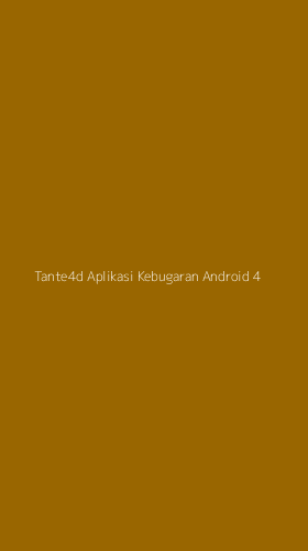 Tampilan Antarmuka Aplikasi Tante4d Aplikasi Kebugaran Android - 4