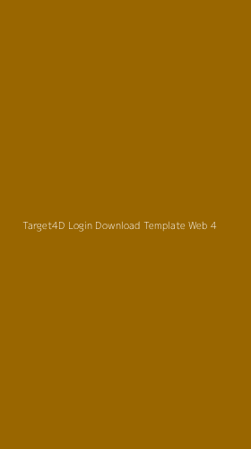 Tampilan Antarmuka Aplikasi Target4d Login Download Template Web - 4