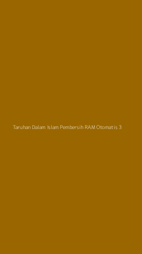 Tampilan Antarmuka Aplikasi Taruhan Dalam Islam Pembersih Ram Otomatis - 3
