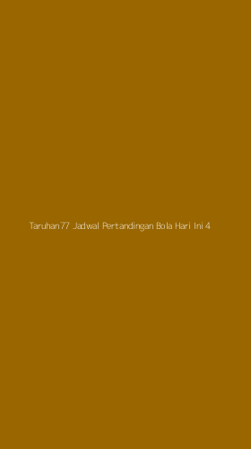 Tampilan Antarmuka Aplikasi Taruhan77 Jadwal Pertandingan Bola Hari Ini - 4