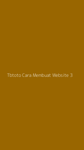 Tampilan Antarmuka Aplikasi Tbtoto Cara Membuat Website - 3
