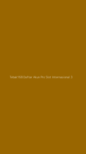 Tampilan Antarmuka Aplikasi Tebak168 Daftar Akun Pro Slot Internasional - 3