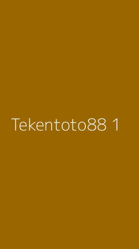 Tampilan Antarmuka Aplikasi Tekentoto88 - 1