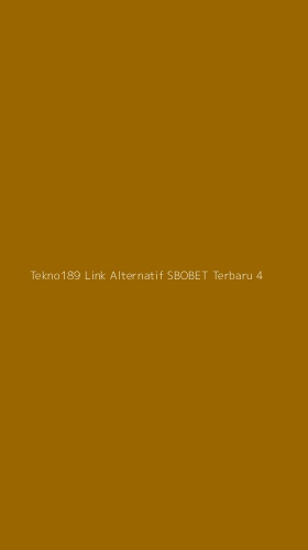 Tampilan Antarmuka Aplikasi Tekno189 Link Alternatif Sbobet Terbaru - 4