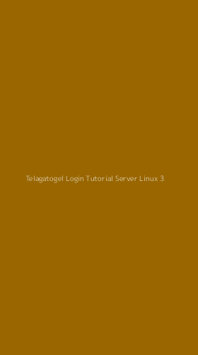 Tampilan Antarmuka Aplikasi Telagatogel Login Tutorial Server Linux - 3