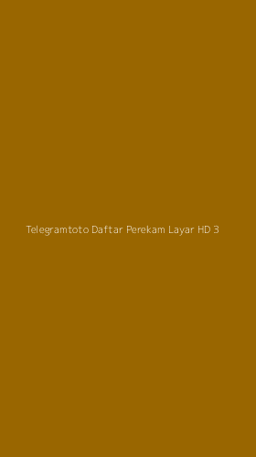 Tampilan Antarmuka Aplikasi Telegramtoto Daftar Perekam Layar Hd - 3