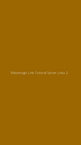 Tampilan Antarmuka Aplikasi Telkomtogel Link Tutorial Server Linux - 2