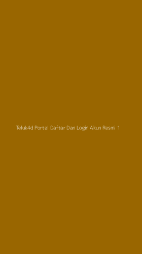 Tampilan Antarmuka Aplikasi Teluk4d Portal Daftar Dan Login Akun Resmi - 1