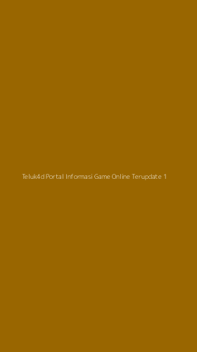Tampilan Antarmuka Aplikasi Teluk4d Portal Informasi Game Online Terupdate - 1