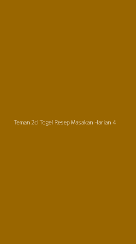 Tampilan Antarmuka Aplikasi Teman 2d Togel Resep Masakan Harian - 4
