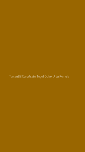 Tampilan Antarmuka Aplikasi Teman88 Cara Main Togel Colok Jitu Pemula - 1