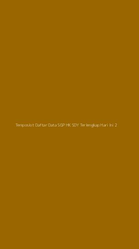 Tampilan Antarmuka Aplikasi Temposlot Daftar Data Sgp Hk Sdy Terlengkap Hari Ini - 2