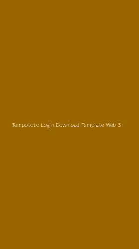 Tampilan Antarmuka Aplikasi Tempototo Login Download Template Web - 3