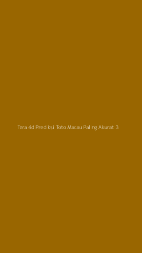 Tampilan Antarmuka Aplikasi Tera 4d Prediksi Toto Macau Paling Akurat - 3