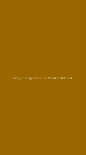 Tampilan Antarmuka Aplikasi Terbang777 Login Situs Slot Modal Awal Kecil - 4