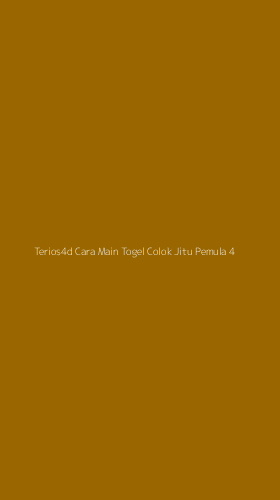 Tampilan Antarmuka Aplikasi Terios4d Cara Main Togel Colok Jitu Pemula - 4