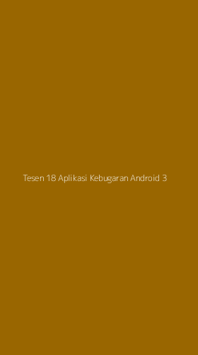 Tampilan Antarmuka Aplikasi Tesen 18 Aplikasi Kebugaran Android - 3