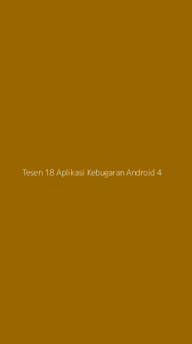 Tampilan Antarmuka Aplikasi Tesen 18 Aplikasi Kebugaran Android - 4