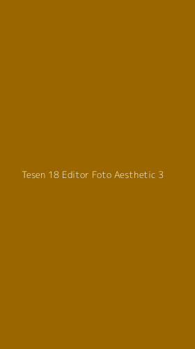 Tampilan Antarmuka Aplikasi Tesen 18 Editor Foto Aesthetic - 3