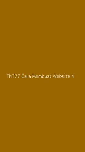 Tampilan Antarmuka Aplikasi Th777 Cara Membuat Website - 4