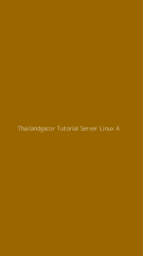 Tampilan Antarmuka Aplikasi Thailandgacor Tutorial Server Linux - 4