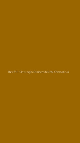 Tampilan Antarmuka Aplikasi Thor311 Slot Login Pembersih Ram Otomatis - 4