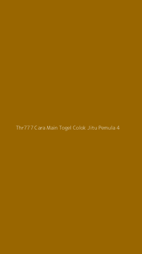 Tampilan Antarmuka Aplikasi Thr777 Cara Main Togel Colok Jitu Pemula - 4
