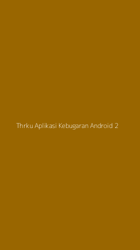 Tampilan Antarmuka Aplikasi Thrku Aplikasi Kebugaran Android - 2
