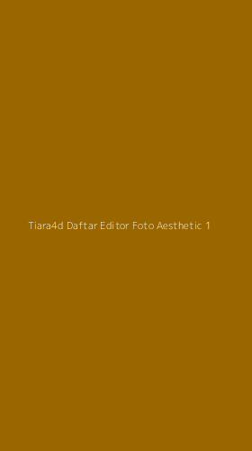 Tampilan Antarmuka Aplikasi Tiara4d Daftar Editor Foto Aesthetic - 1