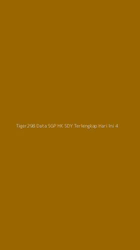 Tampilan Antarmuka Aplikasi Tiger298 Data Sgp Hk Sdy Terlengkap Hari Ini - 4