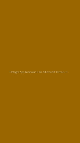 Tampilan Antarmuka Aplikasi Tiktogel App Kumpulan Link Alternatif Terbaru - 3