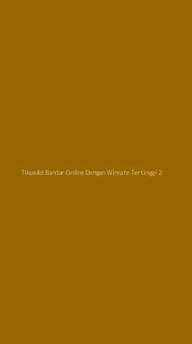 Tampilan Antarmuka Aplikasi Tikus4d Bandar Online Dengan Winrate Tertinggi - 2