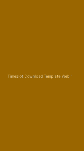 Tampilan Antarmuka Aplikasi Timeslot Download Template Web - 1