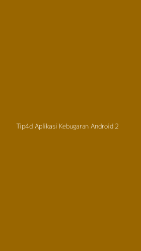 Tampilan Antarmuka Aplikasi Tip4d Aplikasi Kebugaran Android - 2