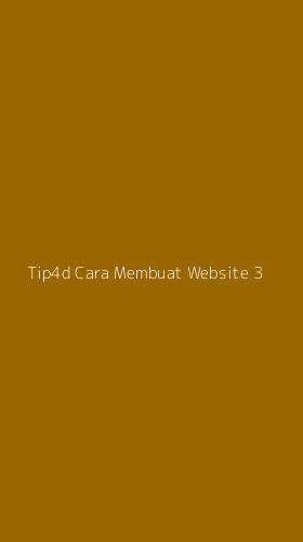 Tampilan Antarmuka Aplikasi Tip4d Cara Membuat Website - 3