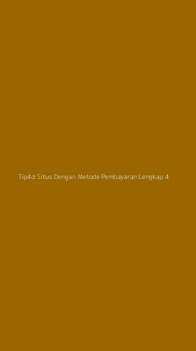 Tampilan Antarmuka Aplikasi Tip4d Situs Dengan Metode Pembayaran Lengkap - 4