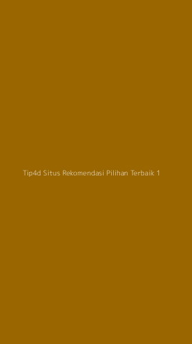 Tampilan Antarmuka Aplikasi Tip4d Situs Rekomendasi Pilihan Terbaik - 1