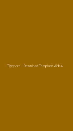 Tampilan Antarmuka Aplikasi Tipsport - Download Template Web - 4