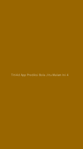 Tampilan Antarmuka Aplikasi Titi4d App Prediksi Bola Jitu Malam Ini - 4