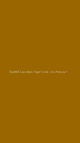 Tampilan Antarmuka Aplikasi Tkp888 Cara Main Togel Colok Jitu Pemula - 1