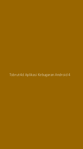 Tampilan Antarmuka Aplikasi Tobrut4d Aplikasi Kebugaran Android - 4