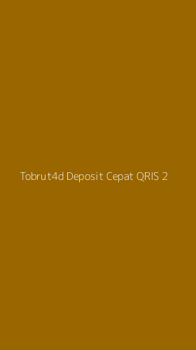 Tampilan Antarmuka Aplikasi Tobrut4d Deposit Cepat Qris - 2