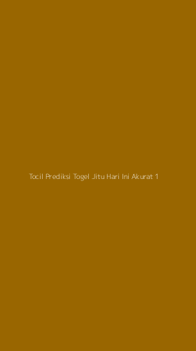 Tampilan Antarmuka Aplikasi Tocil Prediksi Togel Jitu Hari Ini Akurat - 1