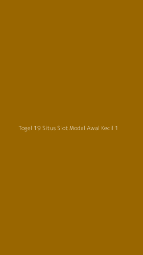 Tampilan Antarmuka Aplikasi Togel 19 Situs Slot Modal Awal Kecil - 1